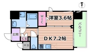 コンフォリア新梅田の物件間取画像